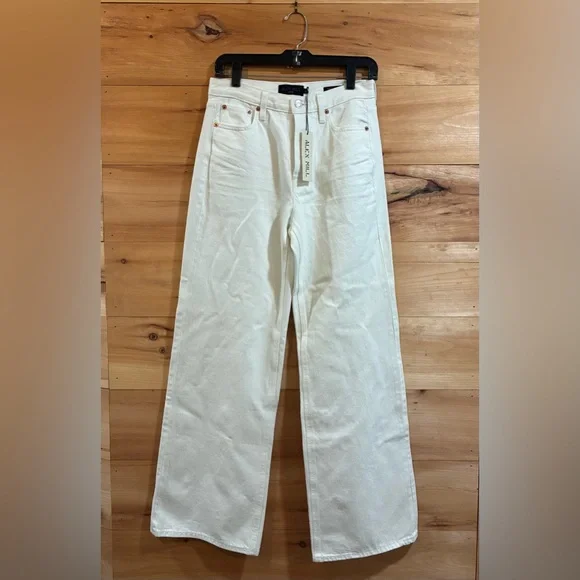 NWT Alex Mill Alex Wide Leg Jean in Sea Salt 25 - Picture 14 of 14